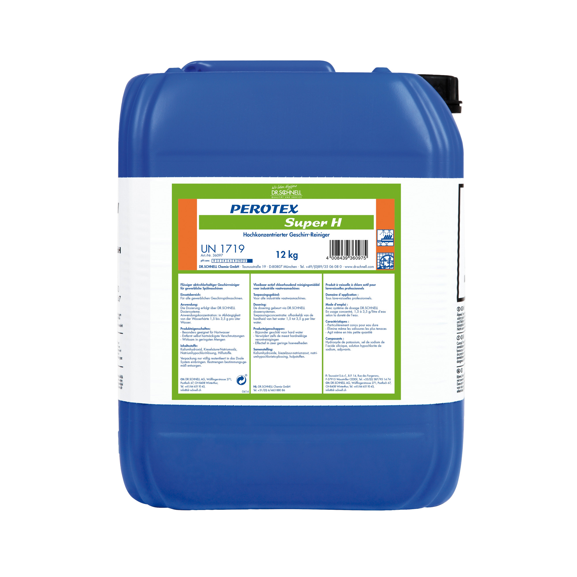 Perotex Super H Geschirrreiniger, 12 kg Kanister